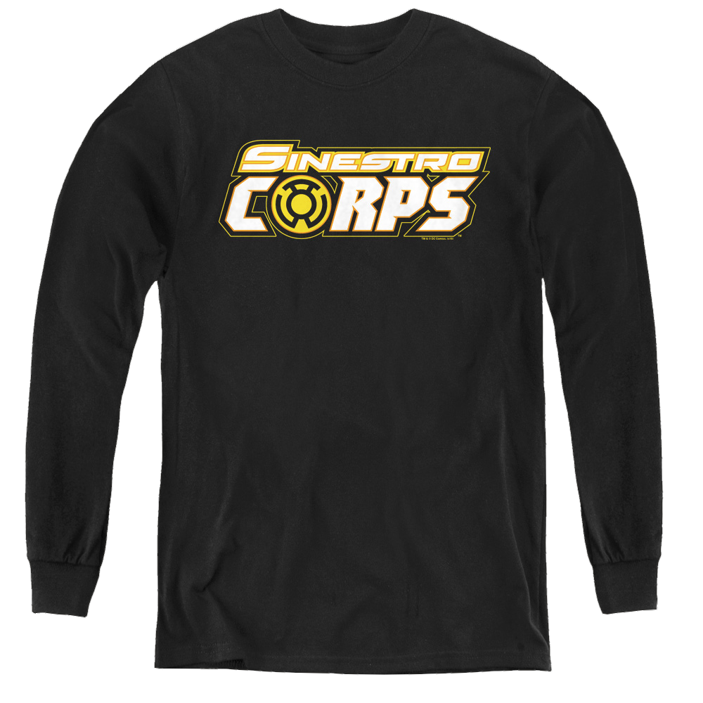 Green Lantern Sinestro Corps Logo - Youth Long Sleeve T-Shirt Youth Long Sleeve T-Shirt Green Lantern