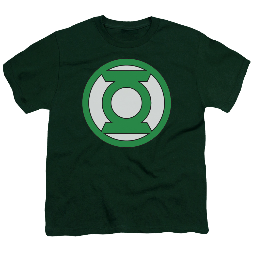 Green Lantern Lantern Logo - Youth T-Shirt Youth T-Shirt (Ages 8-12) Green Lantern