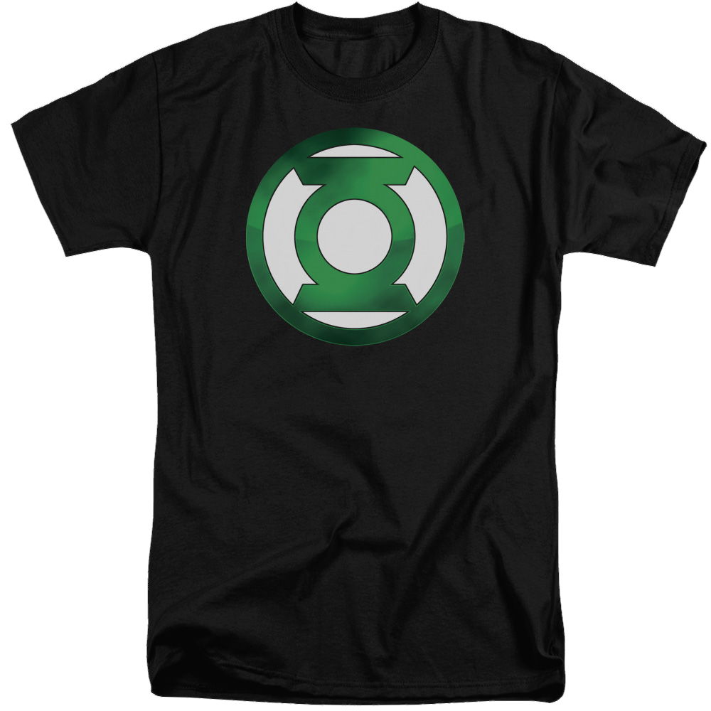 Green Lantern Green Chrome Logo - Men's Tall Fit T-Shirt Men's Tall Fit T-Shirt Green Lantern