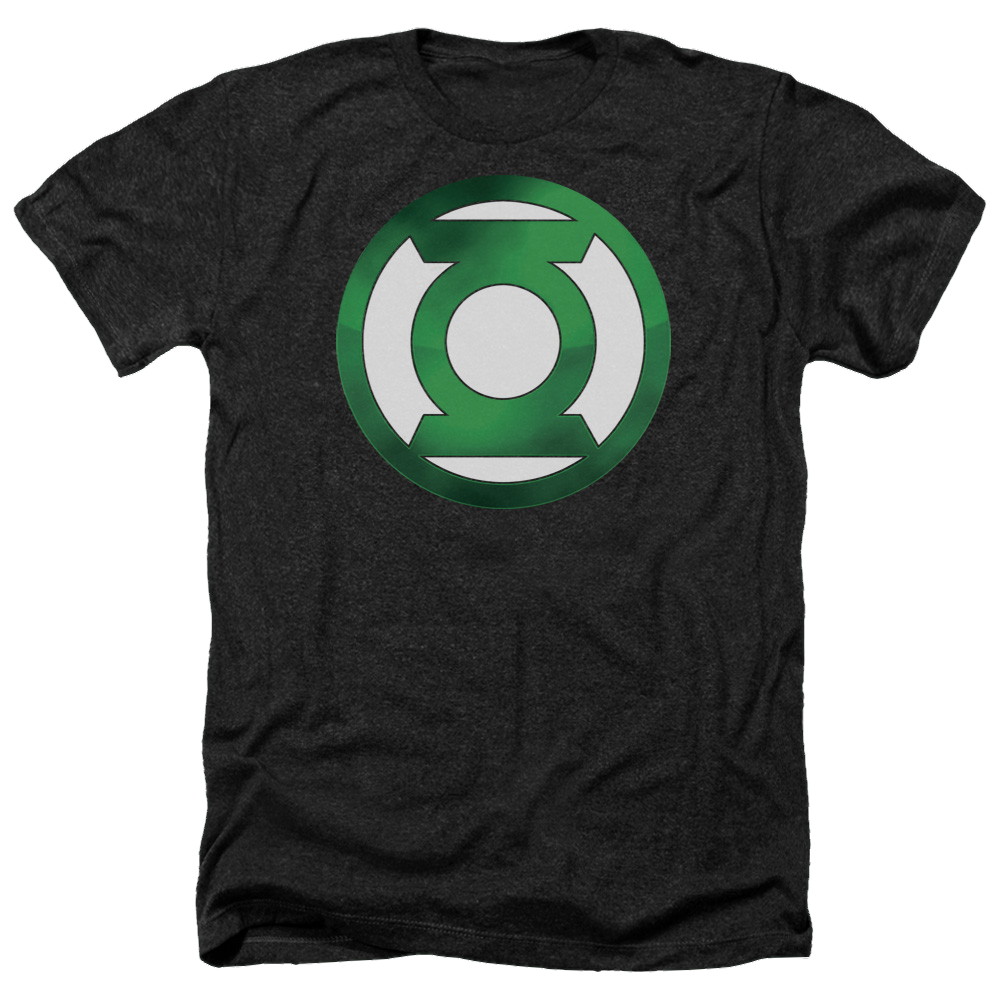 Green Lantern Green Chrome Logo - Men's Heather T-Shirt Men's Heather T-Shirt Green Lantern