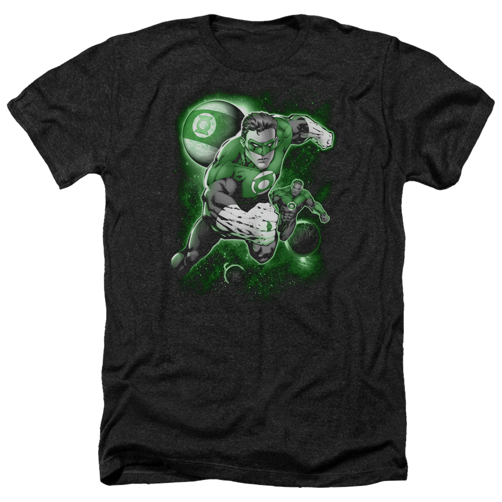 Green Lantern Lantern Planet - Men's Heather T-Shirt Men's Heather T-Shirt Green Lantern