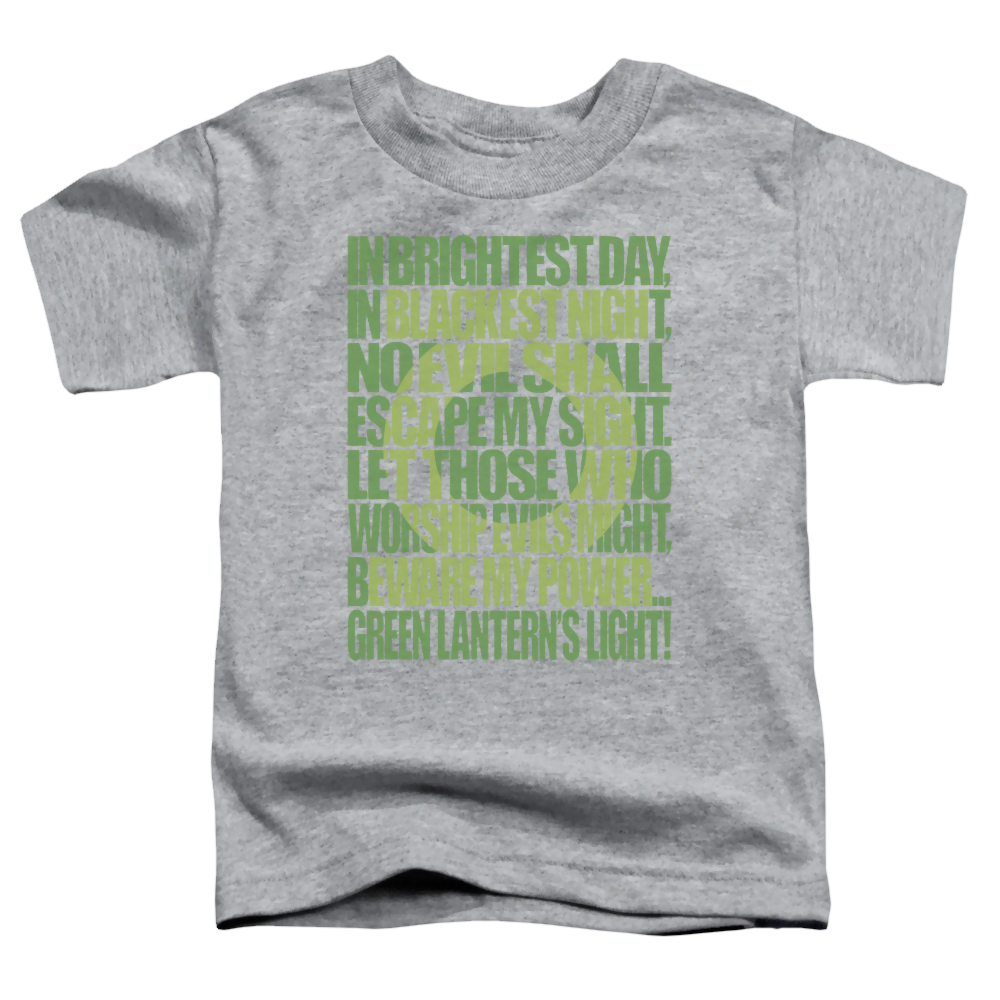Green Lantern Green Lantern Oath - Kid's T-Shirt Kid's T-Shirt (Ages 4-7) Green Lantern