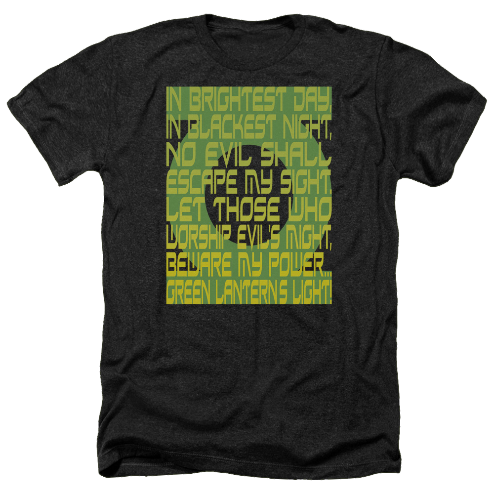 Green Lantern Green Lantern Oath - Men's Heather T-Shirt Men's Heather T-Shirt Green Lantern