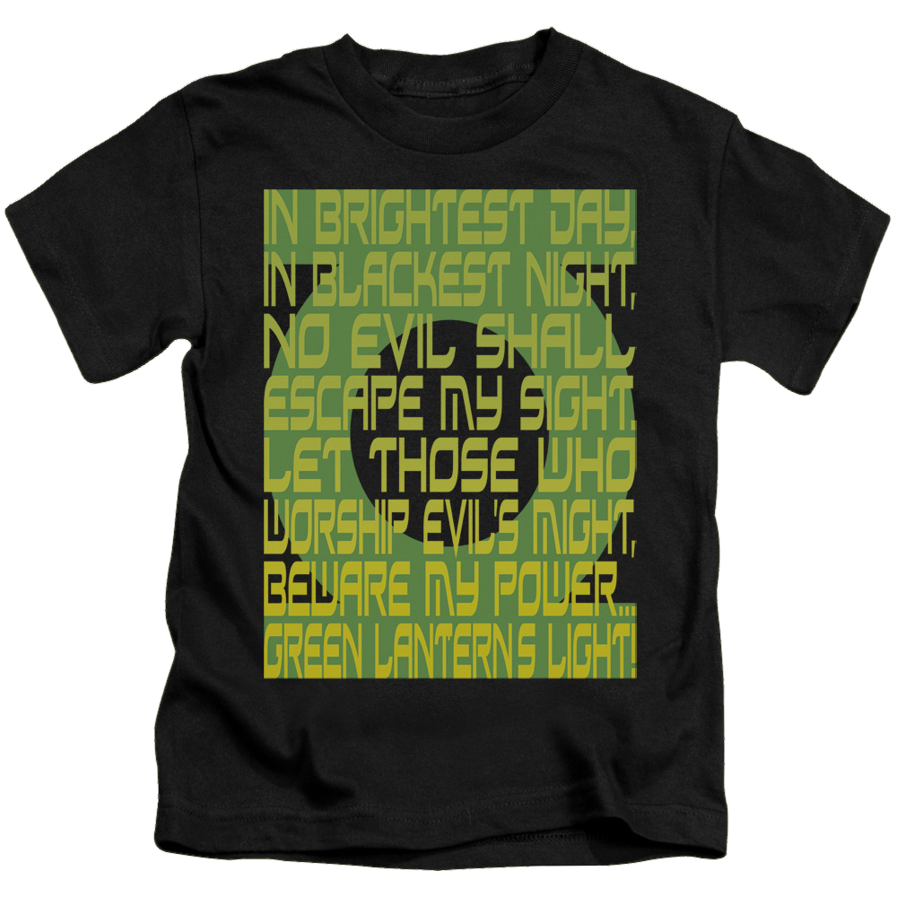 Green Lantern Green Lantern Oath - Kid's T-Shirt Kid's T-Shirt (Ages 4-7) Green Lantern