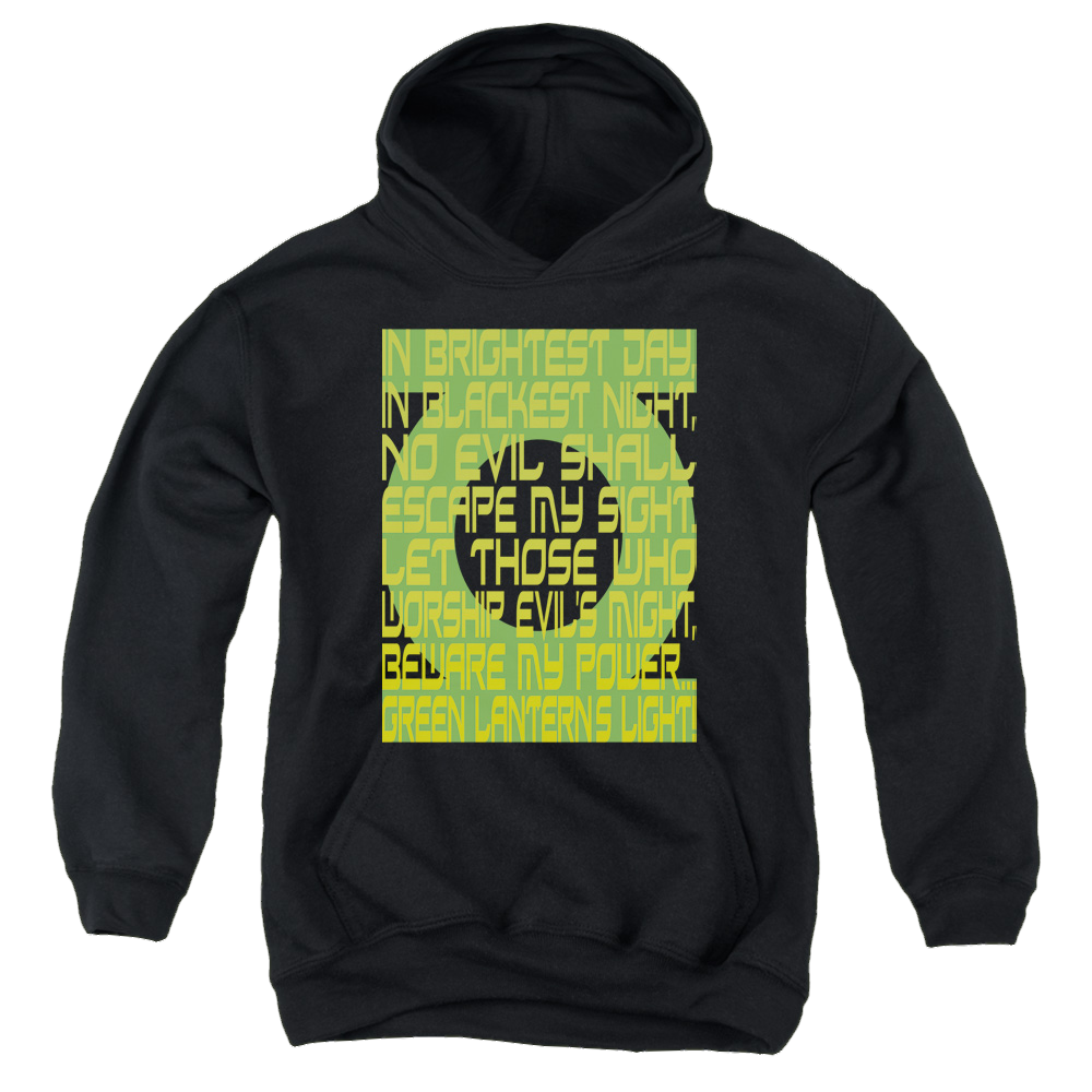 Green Lantern Green Lantern Oath - Youth Hoodie Youth Hoodie (Ages 8-12) Green Lantern