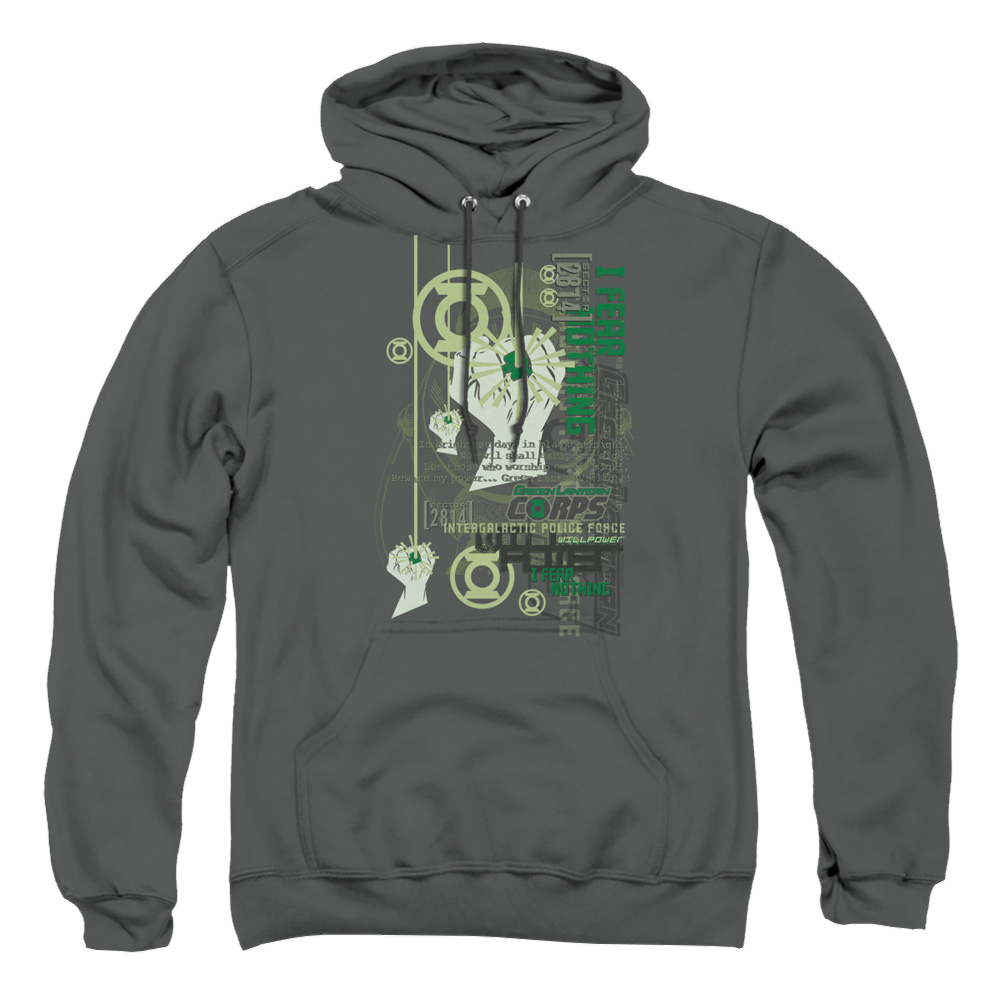 Green Lantern Core Strength - Pullover Hoodie Pullover Hoodie Green Lantern