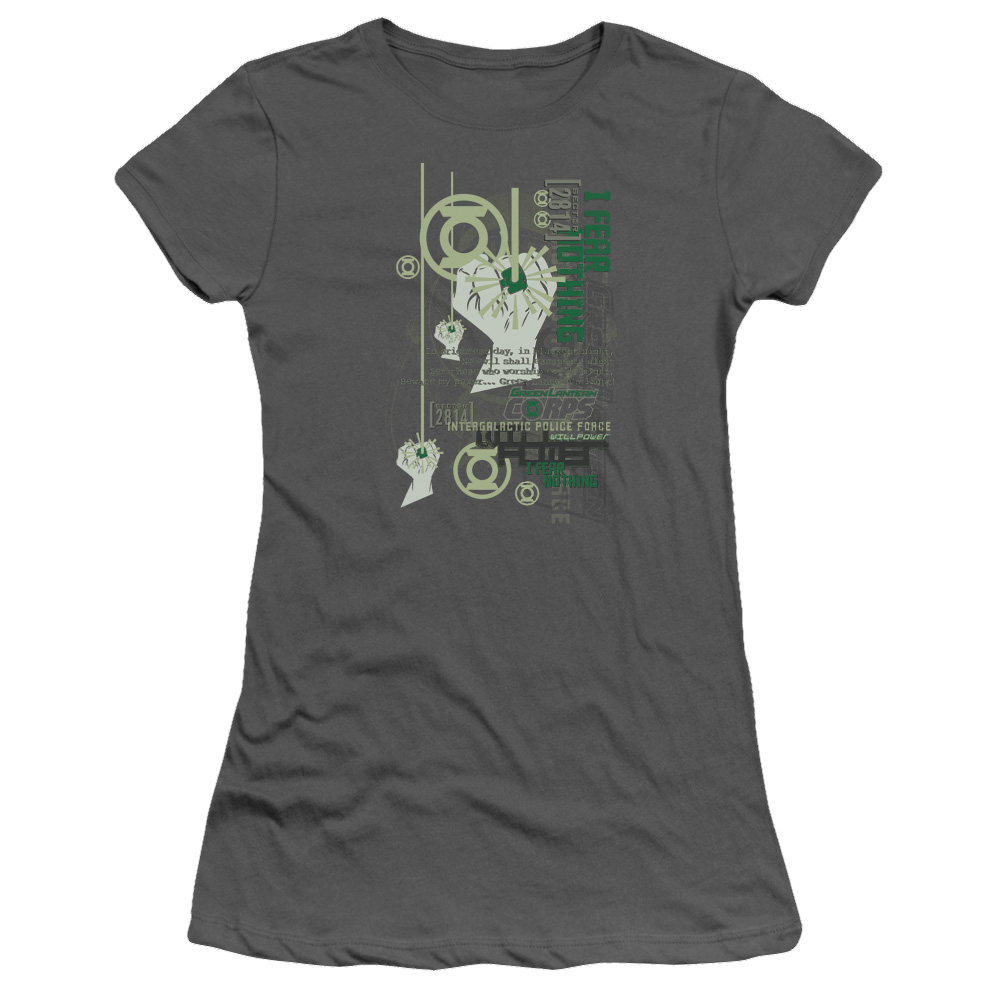 Green Lantern Core Strength - Juniors T-Shirt Juniors T-Shirt Green Lantern