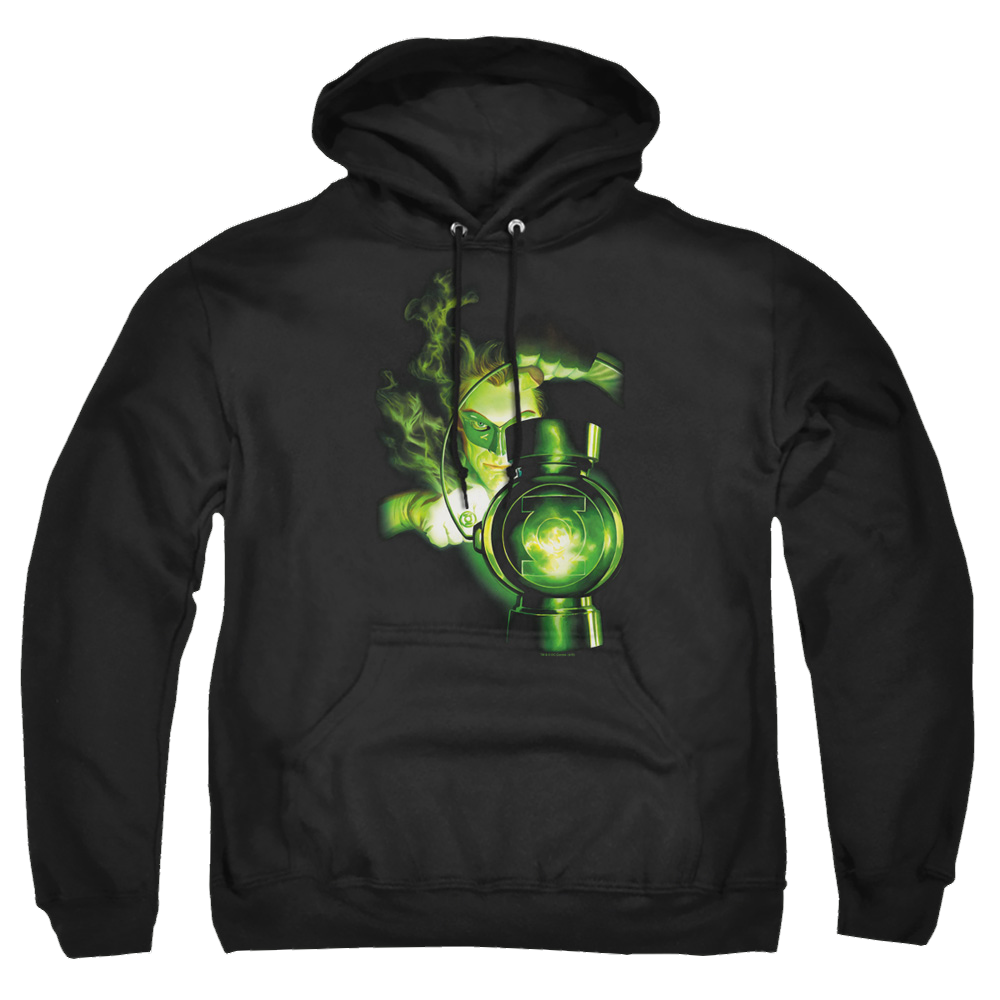 Green Lantern Lantern Light - Pullover Hoodie Pullover Hoodie Green Lantern