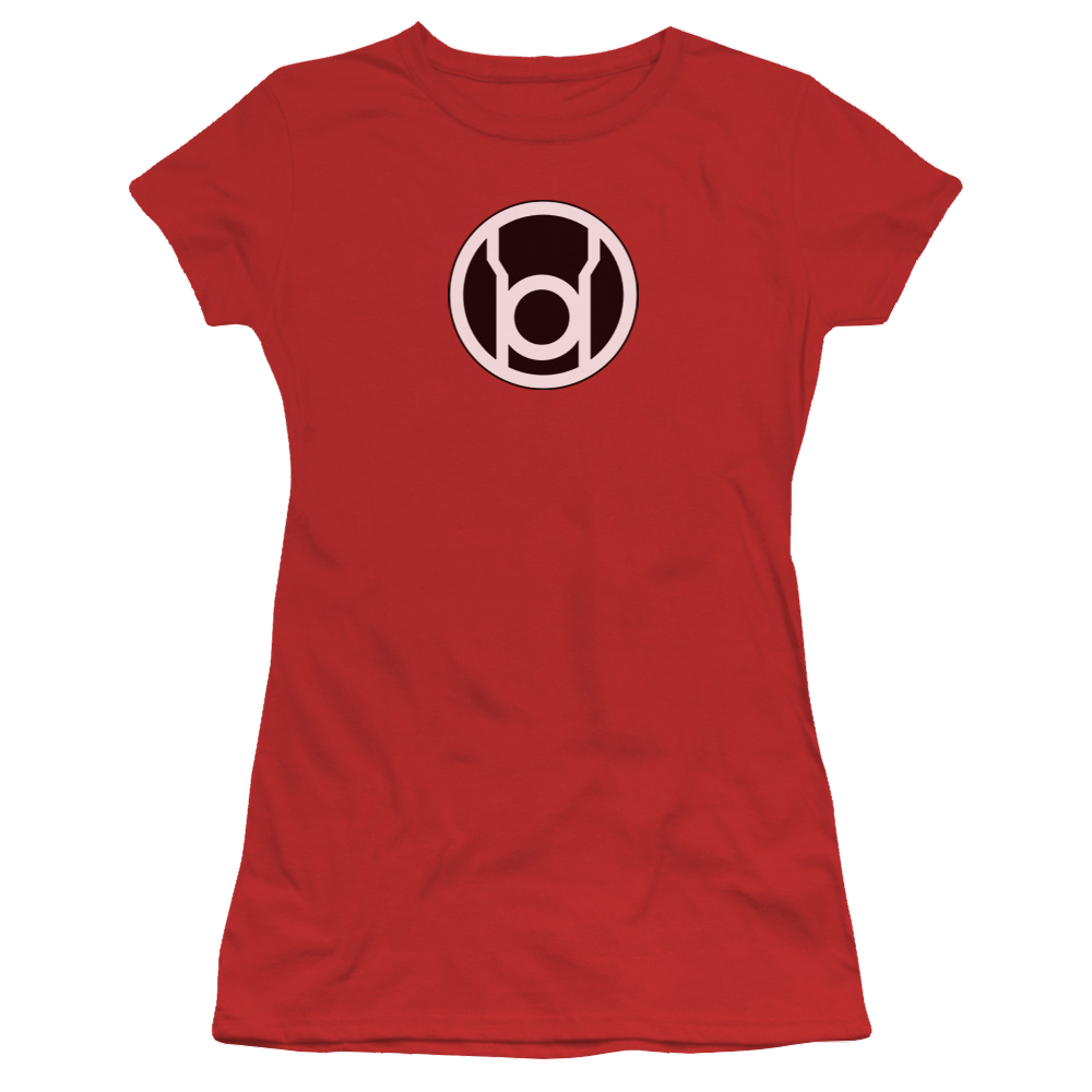 Green Lantern Red Lantern Logo - Juniors T-Shirt Juniors T-Shirt Green Lantern