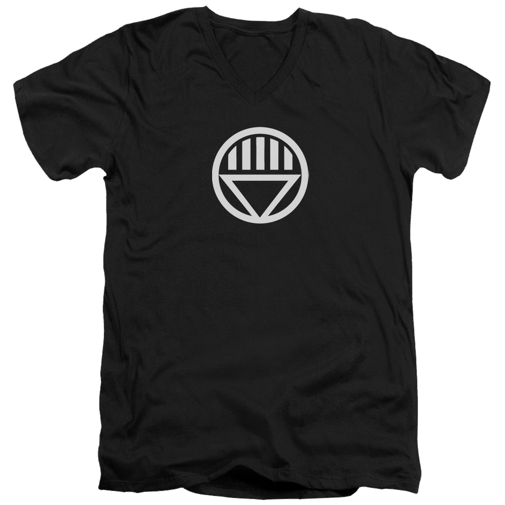 Green Lantern Black Lantern Logo - Men's V-Neck T-Shirt Men's V-Neck T-Shirt Green Lantern