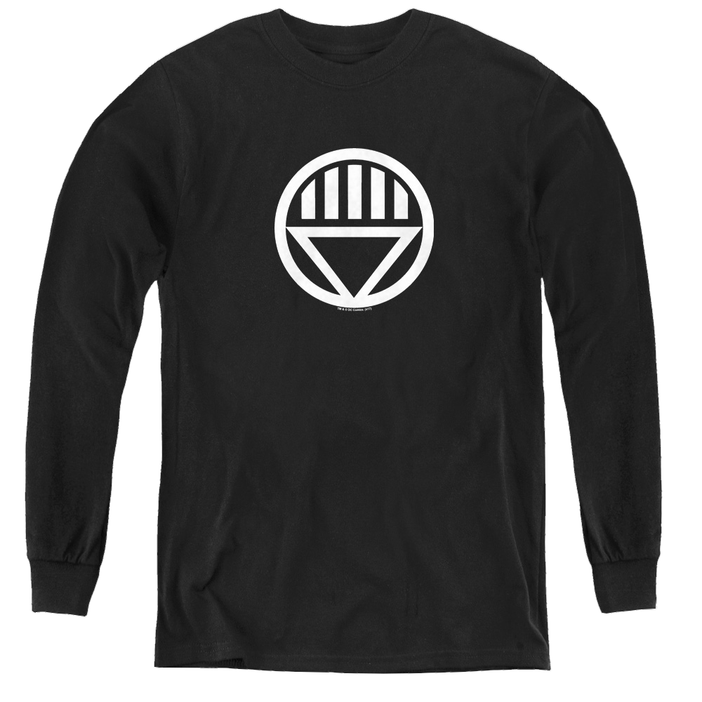 Green Lantern Black Lantern Logo - Youth Long Sleeve T-Shirt Youth Long Sleeve T-Shirt Green Lantern