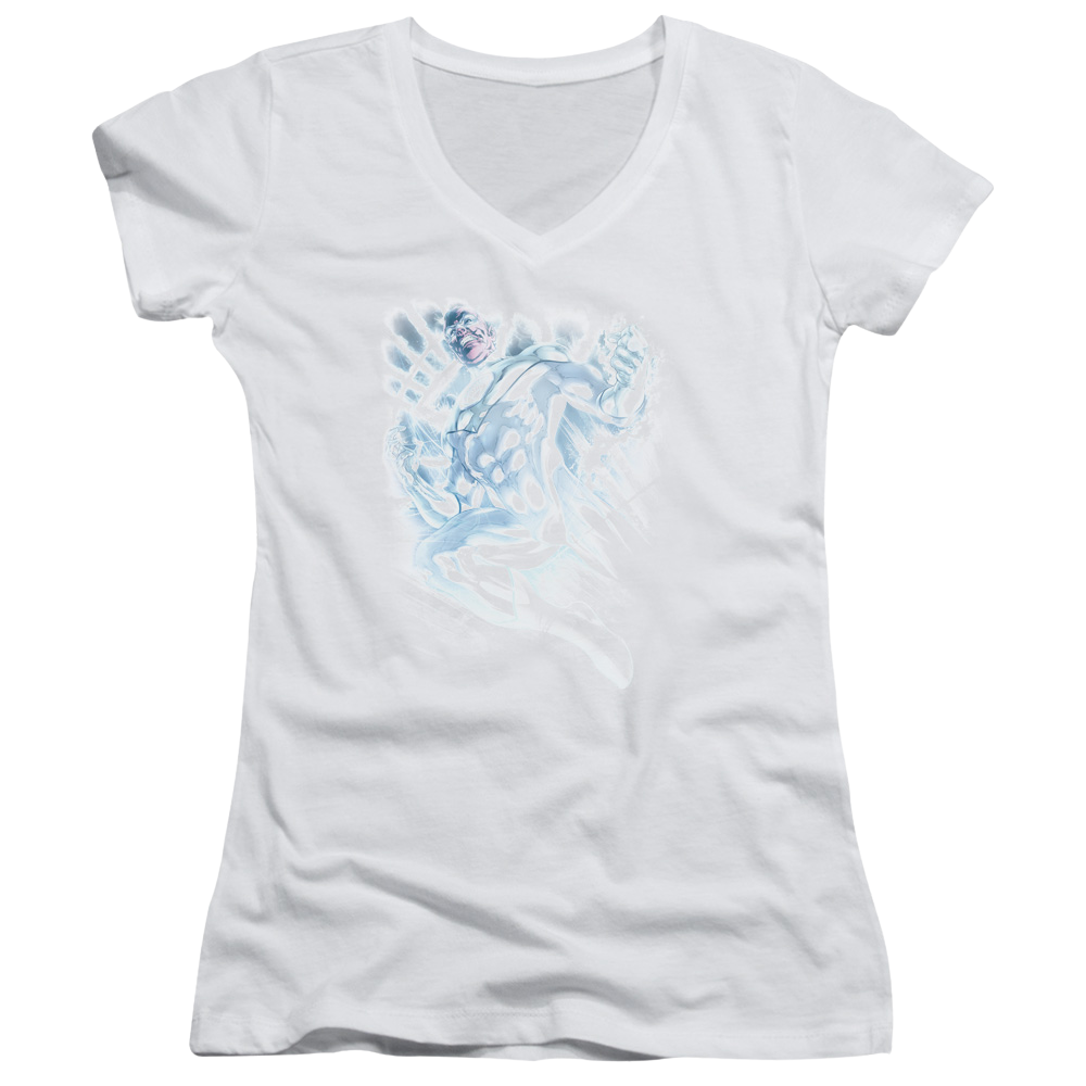 Green Lantern White Lantern Sinestro - Juniors V-Neck T-Shirt Juniors V-Neck T-Shirt Green Lantern