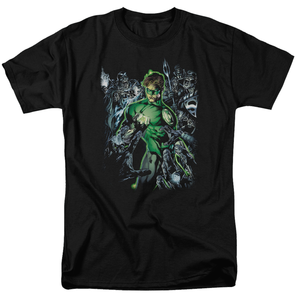 Green Lantern Surrounded By Death - Men's Regular Fit T-Shirt Men's Regular Fit T-Shirt Green Lantern