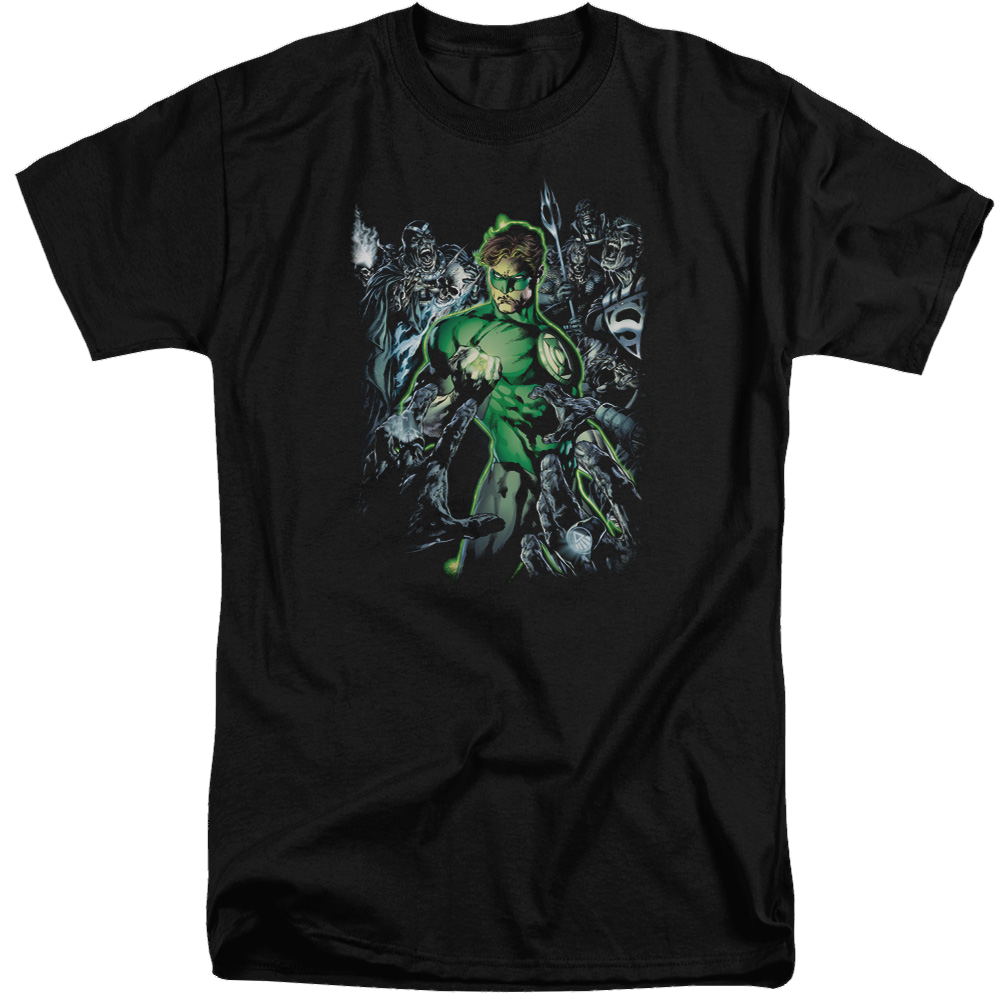 Green Lantern Surrounded By Death - Men's Tall Fit T-Shirt Men's Tall Fit T-Shirt Green Lantern
