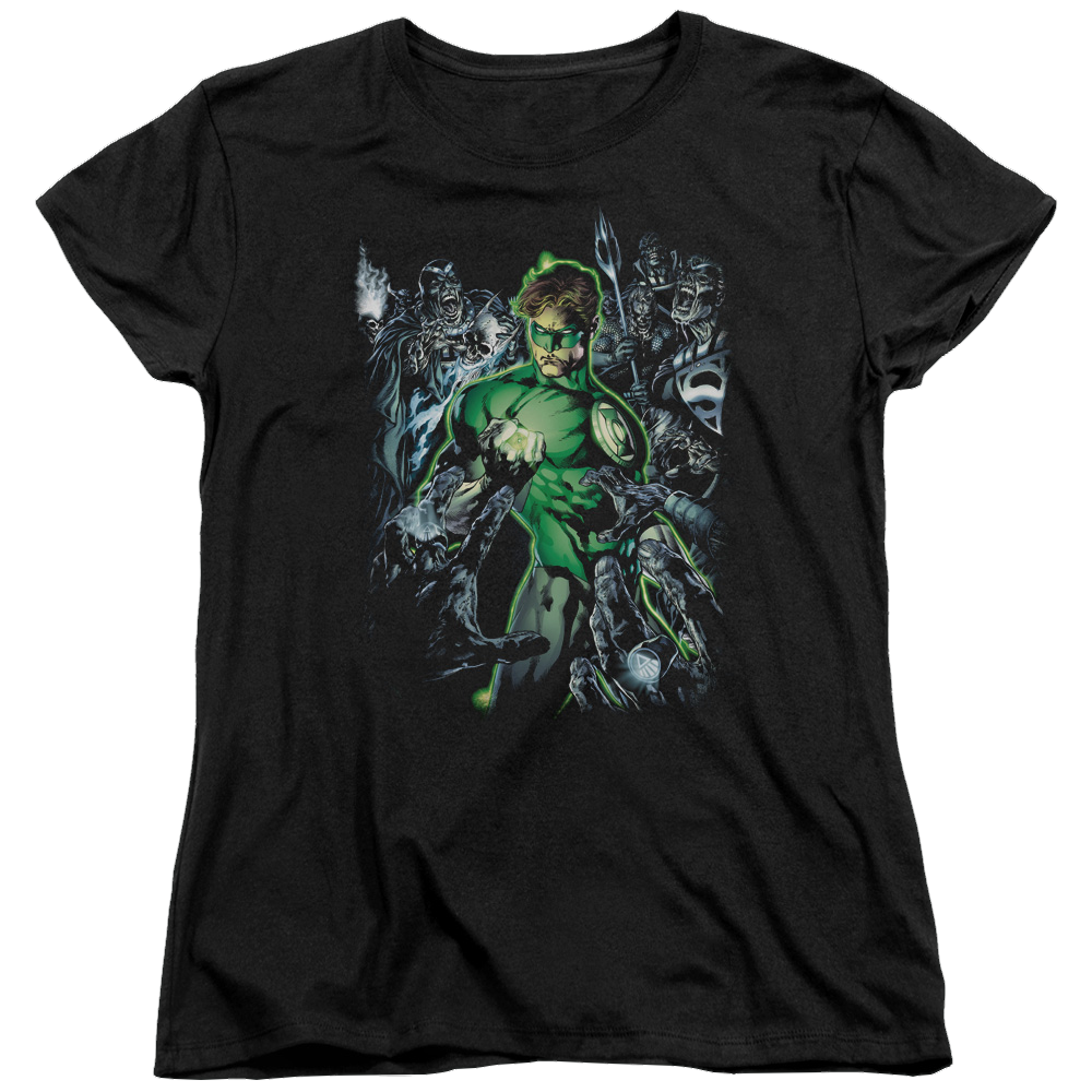 Green Lantern Surrounded By Death - Women's T-Shirt Women's T-Shirt Green Lantern