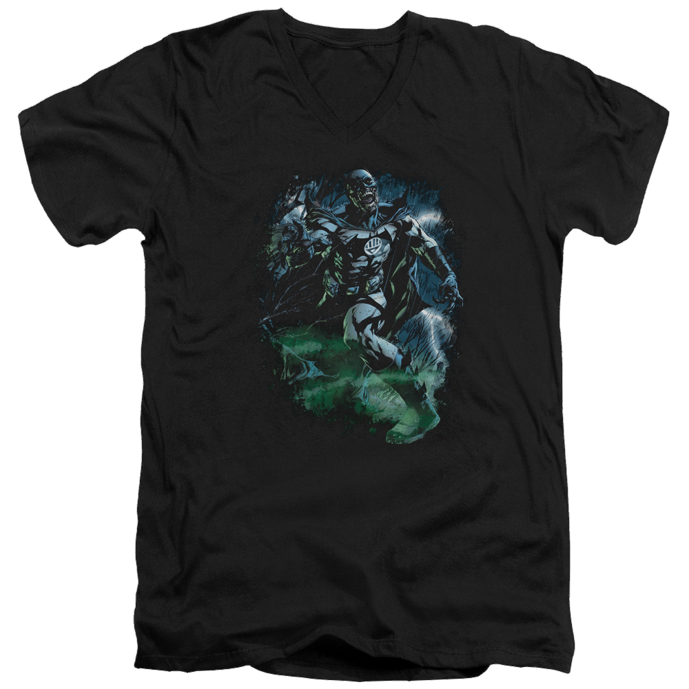 Green Lantern Black Lantern Batman - Men's V-Neck T-Shirt Men's V-Neck T-Shirt Green Lantern