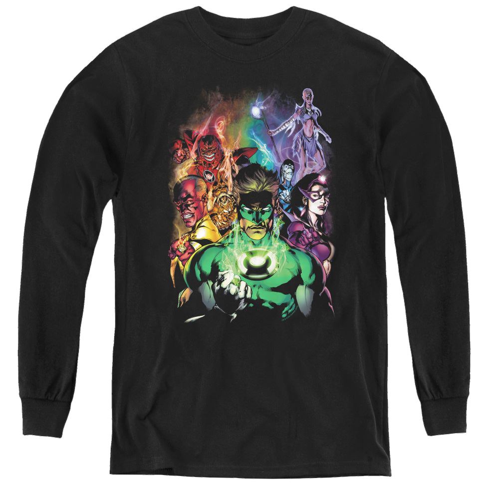 Green Lantern The New Guardians - Youth Long Sleeve T-Shirt Youth Long Sleeve T-Shirt Green Lantern