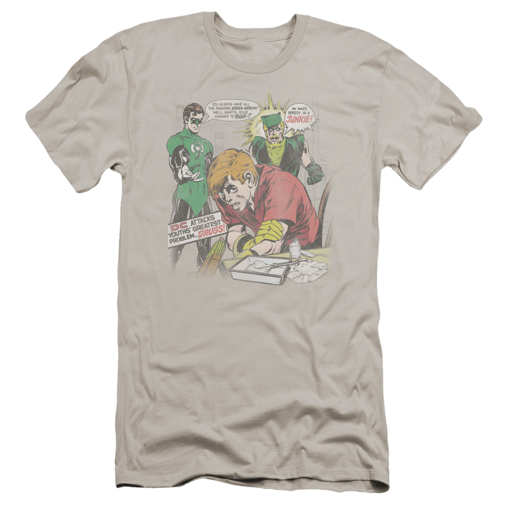Green Lantern Speedy Junkie - Men's Premium Slim Fit T-Shirt Men's Premium Slim Fit T-Shirt Green Lantern