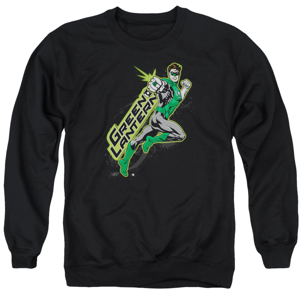 Green Lantern Among The Stars - Men's Crewneck Sweatshirt Men's Crewneck Sweatshirt Green Lantern