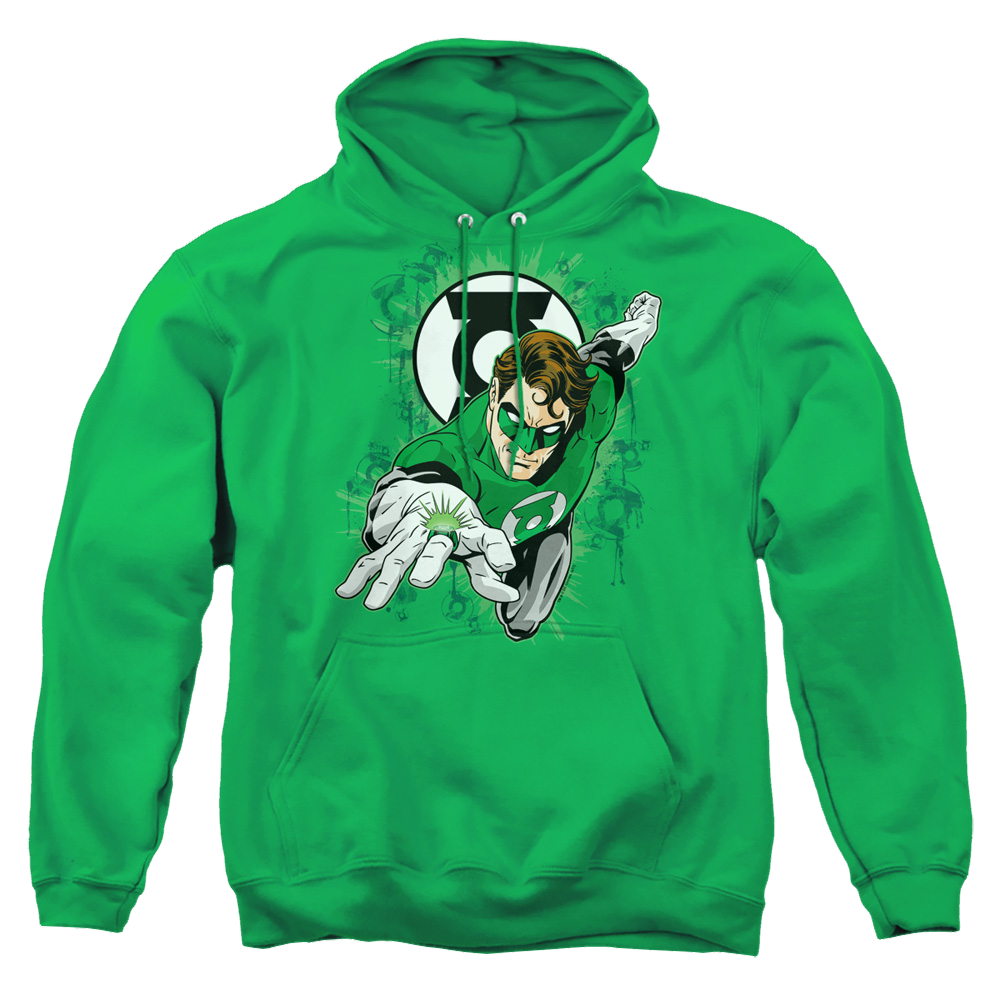 Green Lantern Ring First - Pullover Hoodie Pullover Hoodie Green Lantern