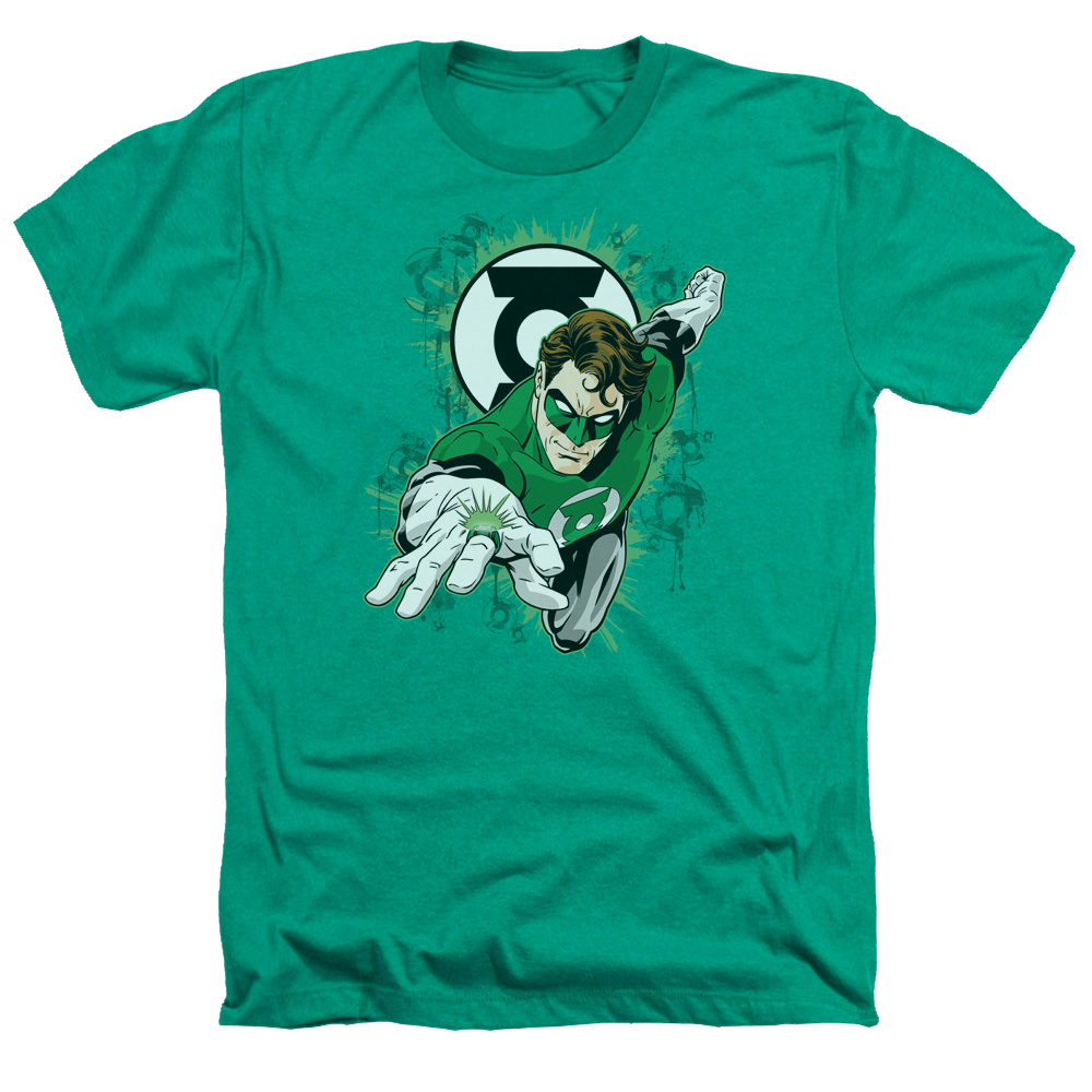 Green Lantern Ring First - Men's Heather T-Shirt Men's Heather T-Shirt Green Lantern