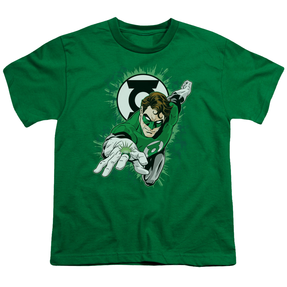 Green Lantern Ring First - Youth T-Shirt Youth T-Shirt (Ages 8-12) Green Lantern