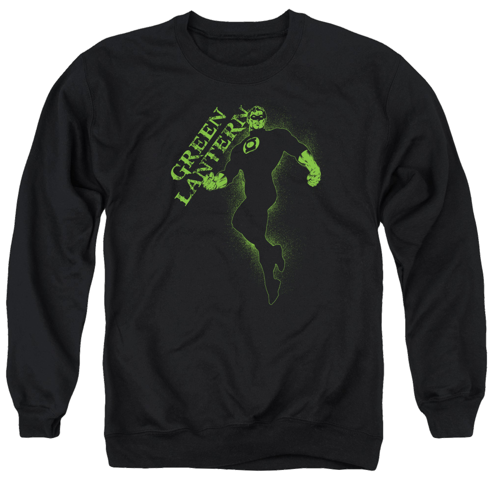 Green Lantern Lantern Darkness - Men's Crewneck Sweatshirt Men's Crewneck Sweatshirt Green Lantern