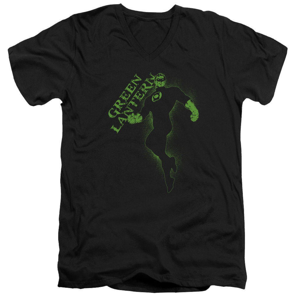 Green Lantern Lantern Darkness - Men's V-Neck T-Shirt Men's V-Neck T-Shirt Green Lantern