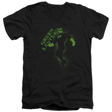 Green Lantern Lantern Darkness - Men's V-Neck T-Shirt Men's V-Neck T-Shirt Green Lantern