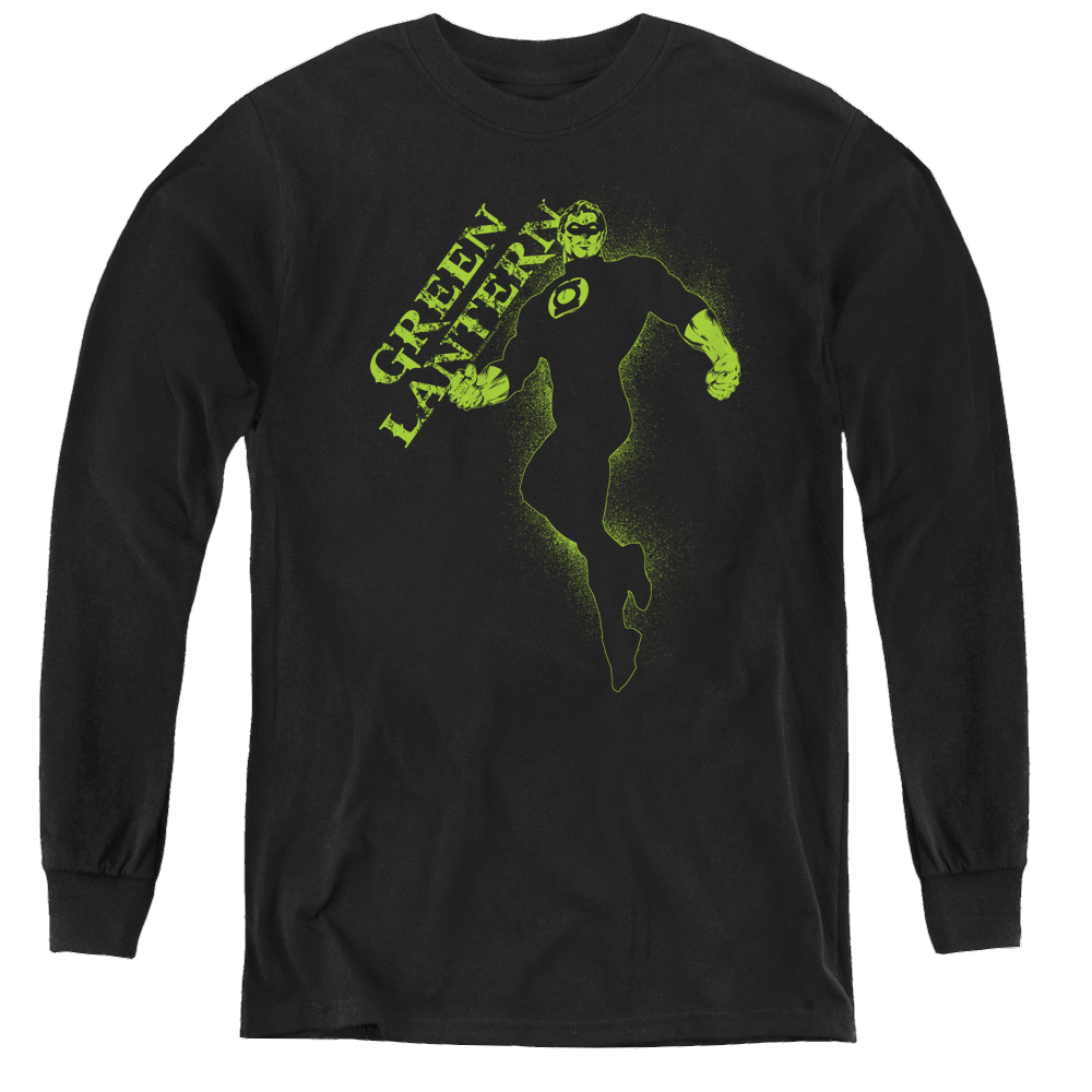 Green Lantern Lantern Darkness - Youth Long Sleeve T-Shirt Youth Long Sleeve T-Shirt Green Lantern