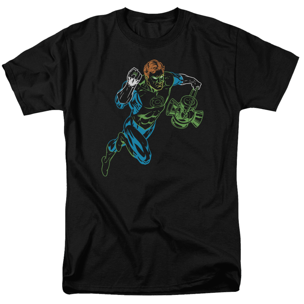 Green Lantern Neon Lantern - Men's Regular Fit T-Shirt Men's Regular Fit T-Shirt Green Lantern