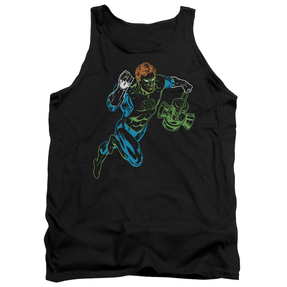 Green Lantern Neon Lantern Men's Tank Men's Tank Green Lantern