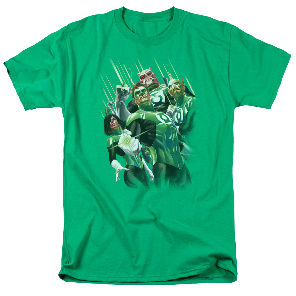 Green Lantern Power Of The Rings - Men's Regular Fit T-Shirt Men's Regular Fit T-Shirt Green Lantern