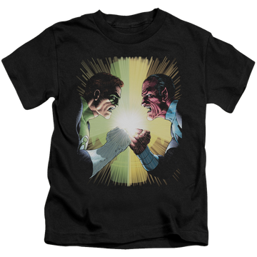 Black kid's t-shirt for ages 4 to 7 with Green Lantern Gl #60 Cover graphic