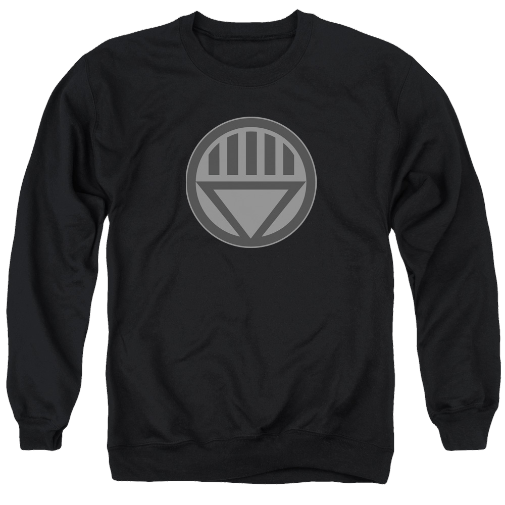 Green Lantern Black Symbol - Men's Crewneck Sweatshirt Men's Crewneck Sweatshirt Green Lantern