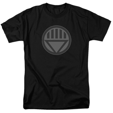 Black men's regular fit t-shirt with Green Lantern Black Symbol graphic