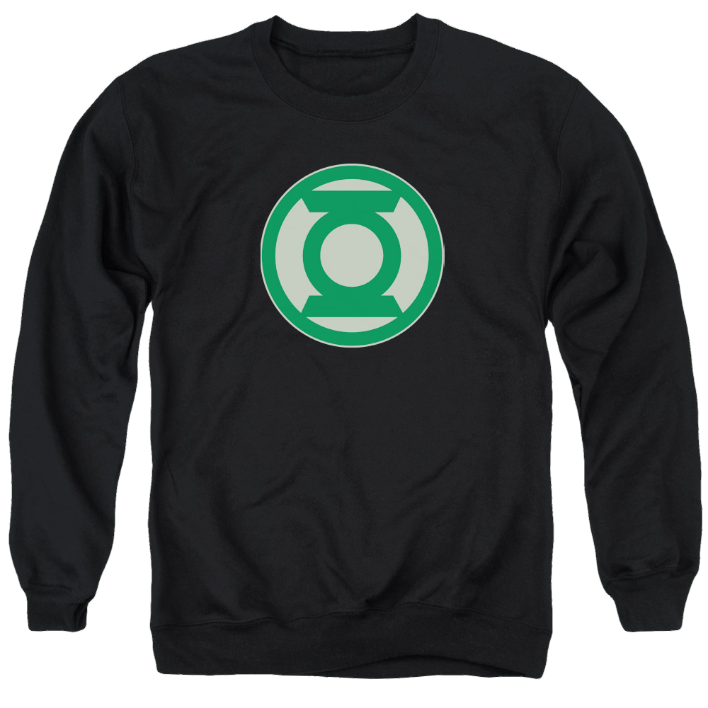 Green Lantern Green Symbol - Men's Crewneck Sweatshirt Men's Crewneck Sweatshirt Green Lantern