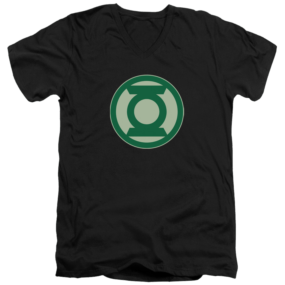 Green Lantern Green Symbol - Men's V-Neck T-Shirt Men's V-Neck T-Shirt Green Lantern