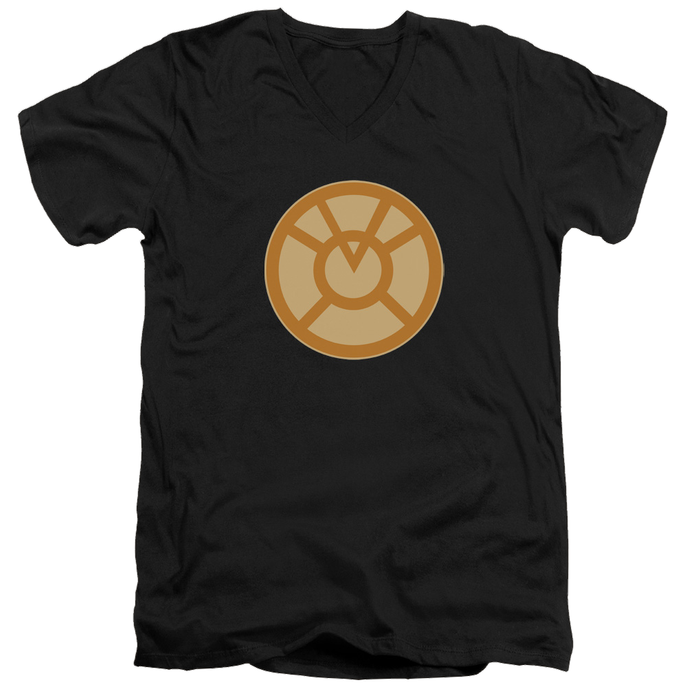 Green Lantern Orange Symbol - Men's V-Neck T-Shirt Men's V-Neck T-Shirt Green Lantern