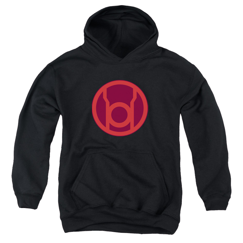 Green Lantern Red Symbol - Youth Hoodie Youth Hoodie (Ages 8-12) Green Lantern