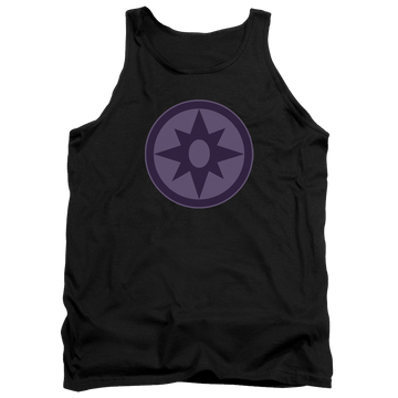 Black men's tank with Green Lantern Sapphire Symbol graphic