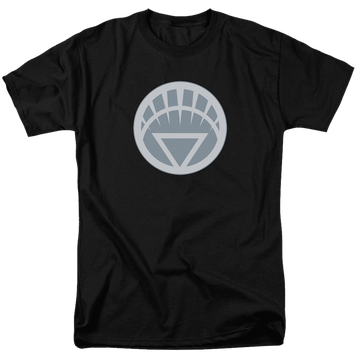 Black men's regular fit t-shirt with Green Lantern White Symbol graphic