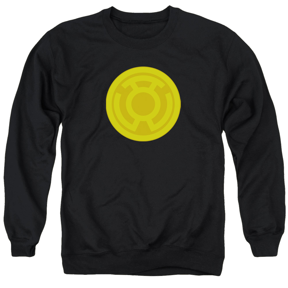 Green Lantern Yellow Symbol - Men's Crewneck Sweatshirt Men's Crewneck Sweatshirt Green Lantern