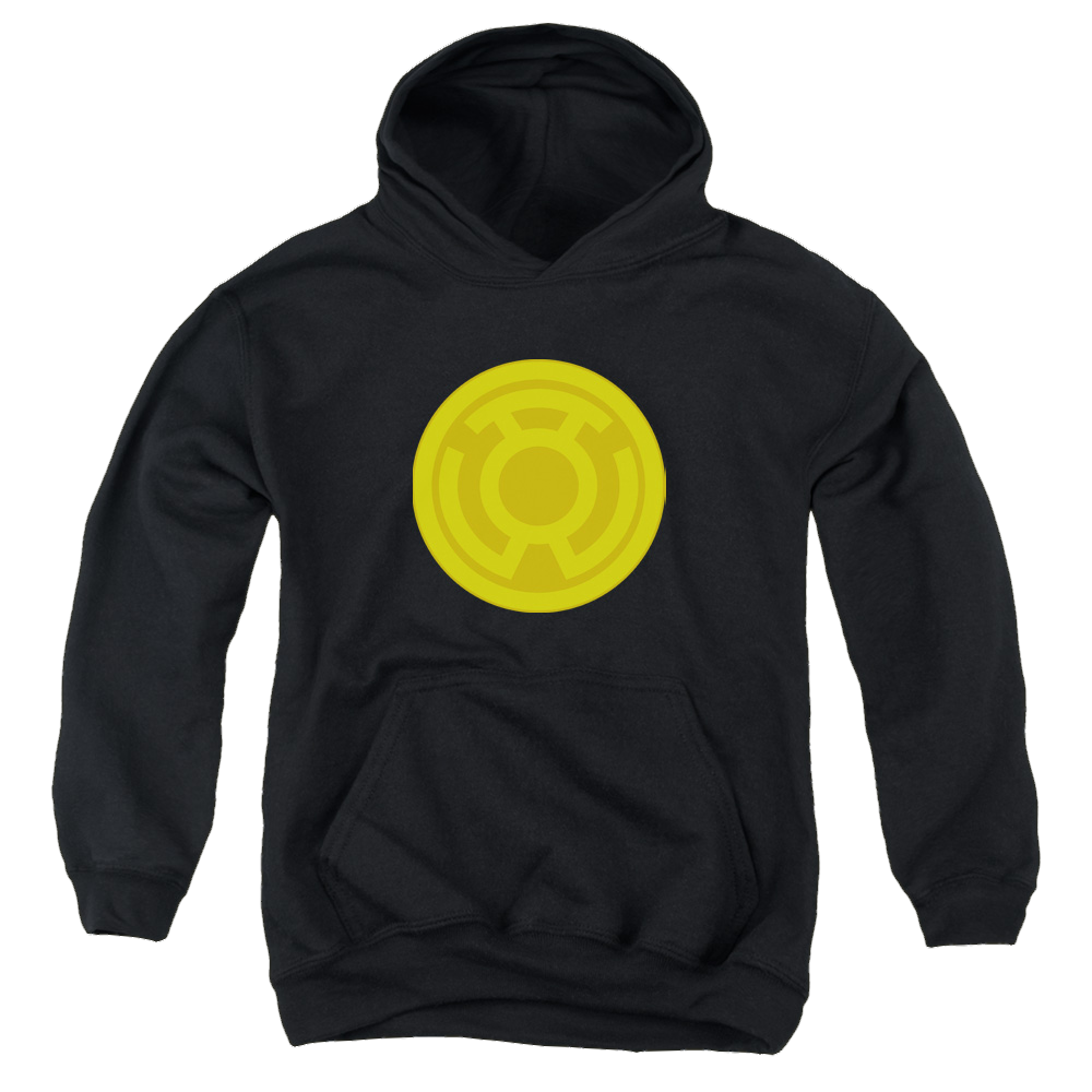 Green Lantern Yellow Symbol - Youth Hoodie Youth Hoodie (Ages 8-12) Green Lantern