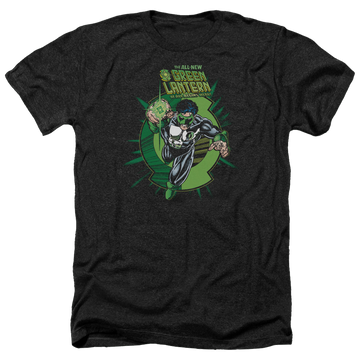 Charcoal men's heather t-shirt with Green Lantern Rayner Cover graphic