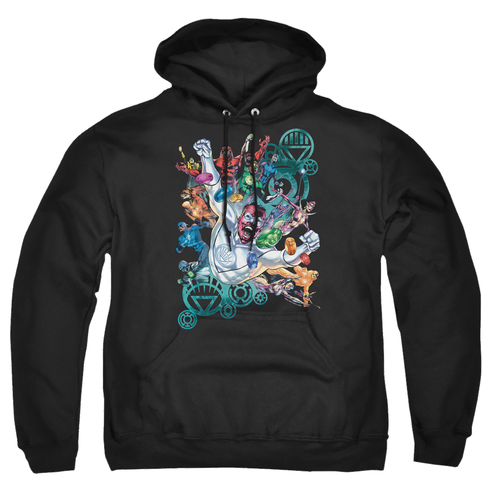 Green Lantern Lanterns Unite - Pullover Hoodie Pullover Hoodie Green Lantern