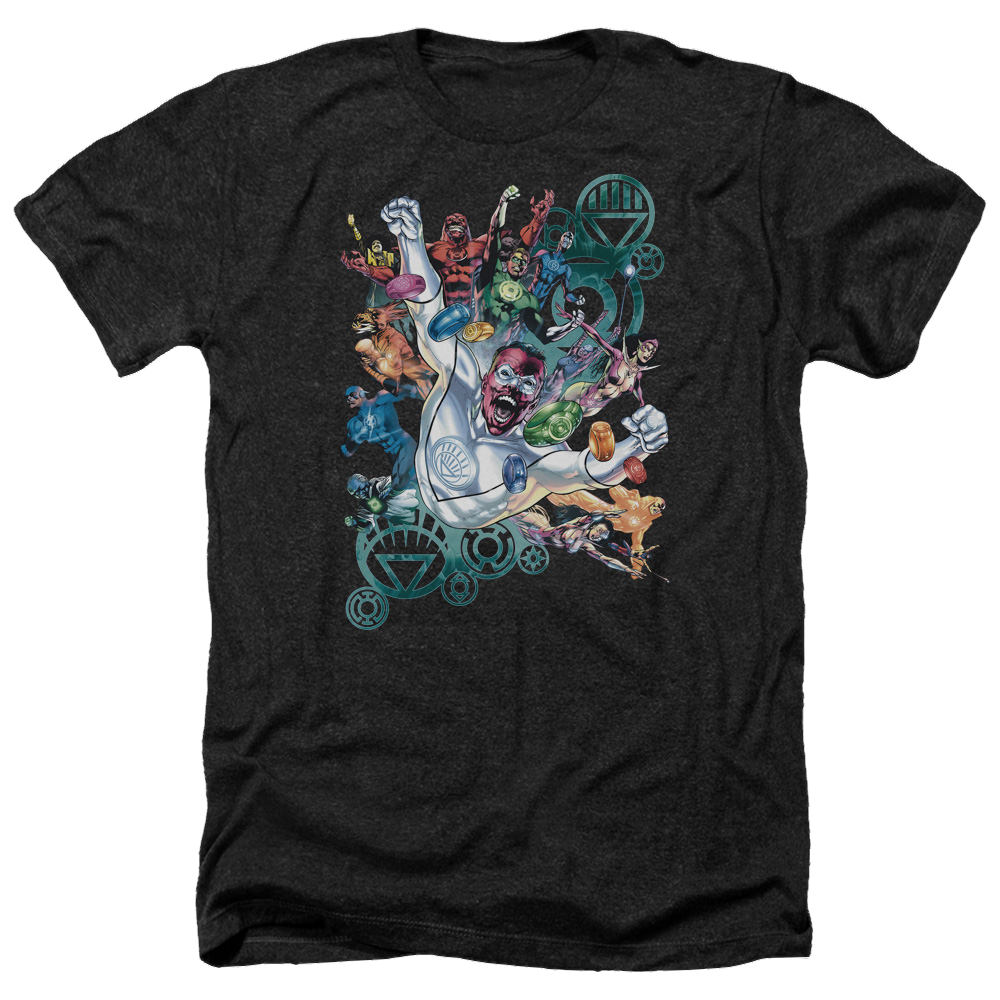 Green Lantern Lanterns Unite - Men's Heather T-Shirt Men's Heather T-Shirt Green Lantern