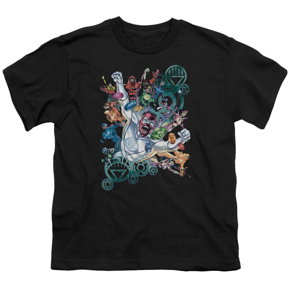 Green Lantern Lanterns Unite - Youth T-Shirt Youth T-Shirt (Ages 8-12) Green Lantern