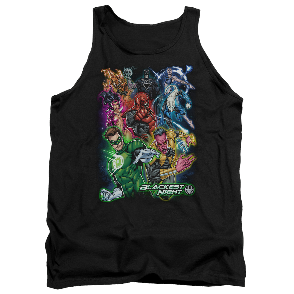 Green Lantern Blackest Group Men's Tank Men's Tank Green Lantern