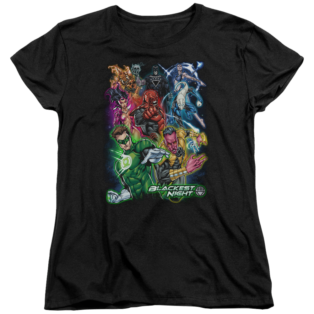 Green Lantern Blackest Group - Women's T-Shirt Women's T-Shirt Green Lantern